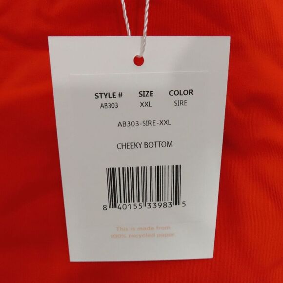 Andie Sire Orange Cheeky Bottom Swimsuit XXL - Picture 6 of 6